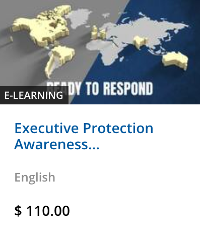 Executive Protection Awareness Level
