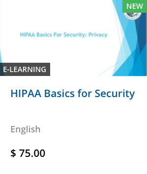 HIPAA Basics for Security
