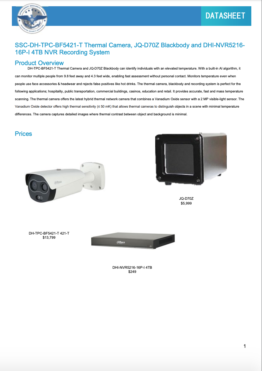 Thermal-Hybrid-Network-Camera-Cover